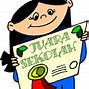 Gambar Anak Juara Kelas Kartun